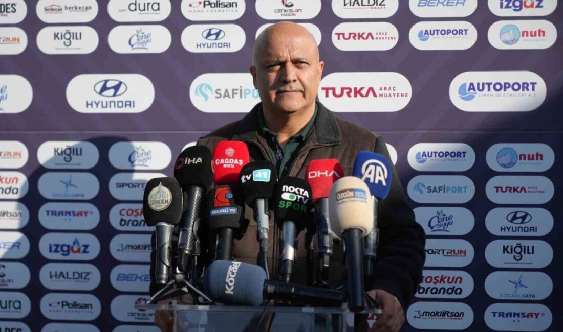 Kocaelispor Kulübü Başkanı Recep Durul, kulübün finansal durumuyla ilgili yaptığı