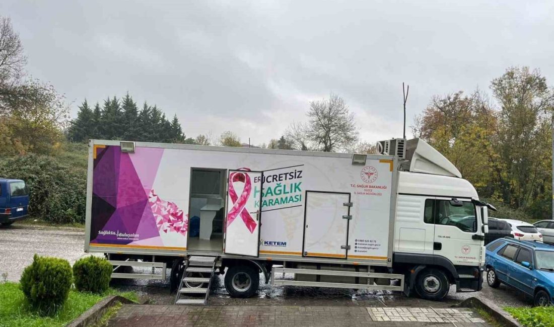 DÜZCE(İHA) – Düzce Sağlık Müdürlüğü kanser taramalarını vatandaşın ayağına giderek