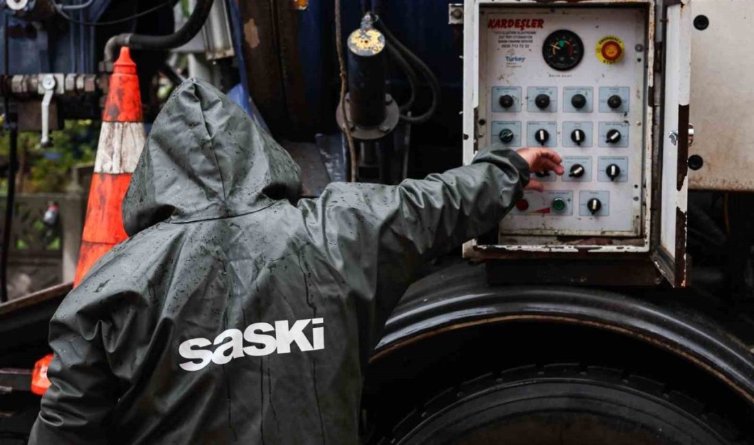 Sakarya 245 kilogram yağış aldı SASKİ, gece saatlerinden itibaren aralıksız şekilde etkili olan yağışın olumsuzluklara