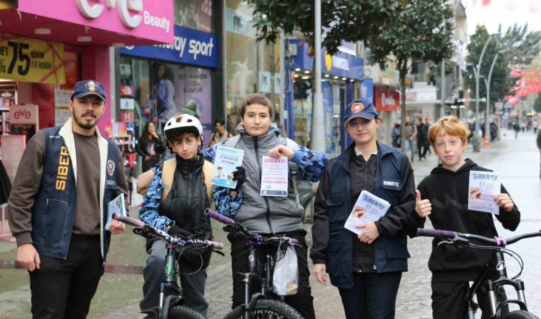 Sakarya polisinden siber suçlara karşı bilinçlendirme çalışması Sakarya İl Emniyet Müdürlüğü ekipleri tarafından, siber suçlarla mücadele ve