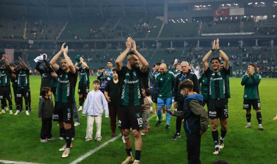 Serdar Dursun galibiyeti göbek atarak kutladı Kocaelispor, Gençlerbirliği’ni 1-0 mağlup ederken, maçın tek golünü kaydeden Serdar