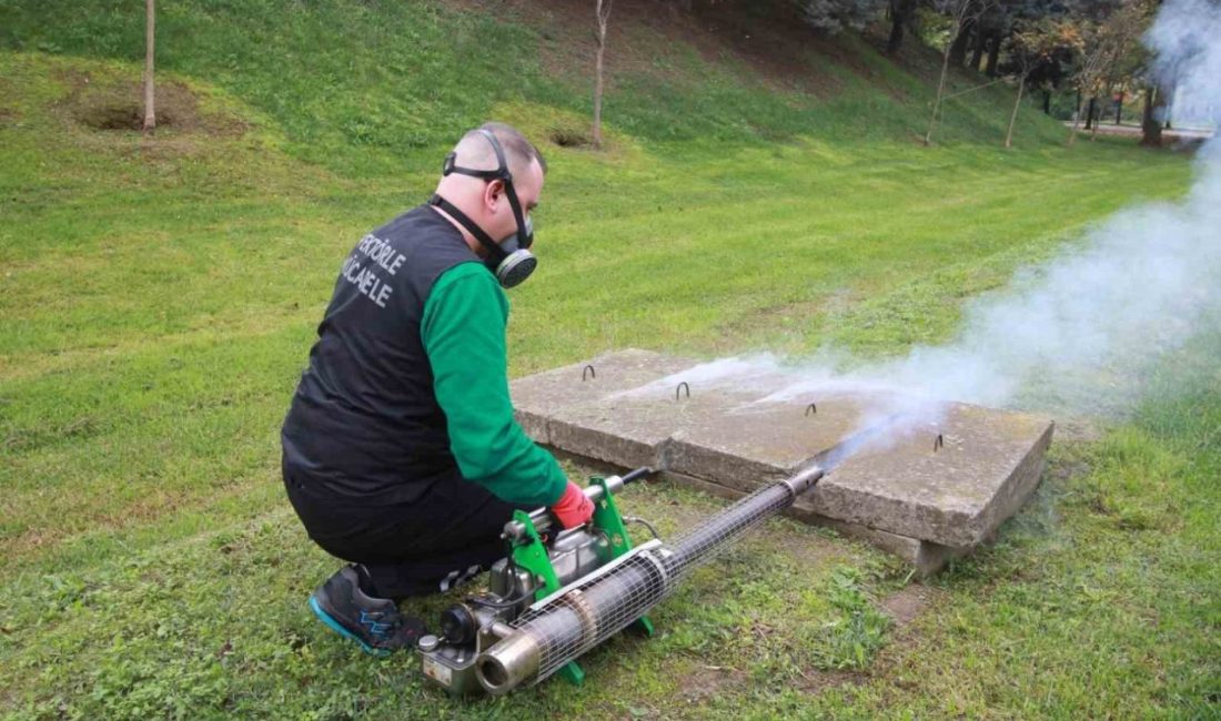 Kocaeli Büyükşehir Belediyesi, sivrisineklerle mücadele çalışmalarını sonbahar ve kış dönemine