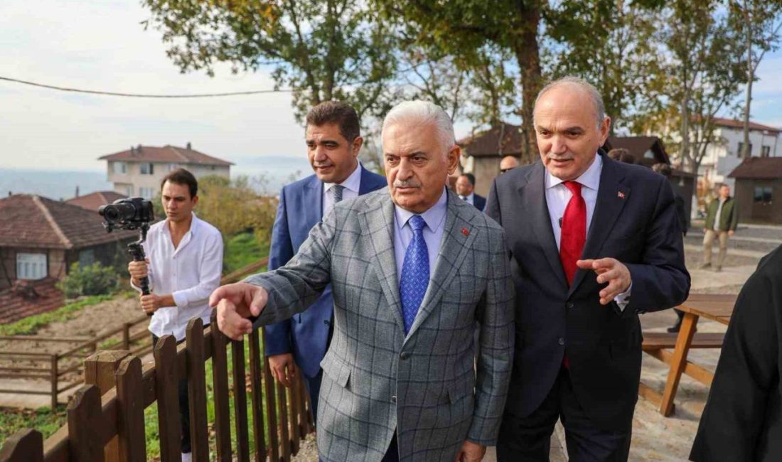 Son Başbakan Binali Yıldırım Konuralp Antik kentini gezdi 60 yılda yapılacak çalışmaları çok kısa bir süre olan 5