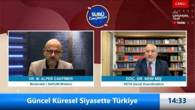 “Güncel Küresel Siyasette Türkiye” konulu söyleşiyle SUBÜ Konuşmaları’nın 106’ncı konuşmacısı