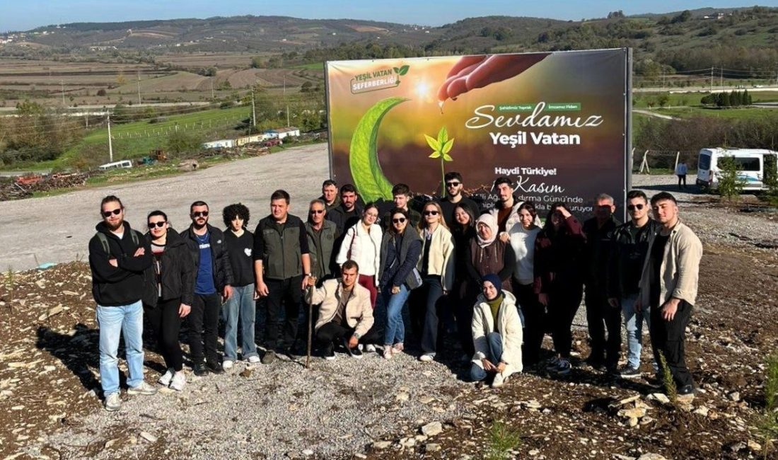 SUBÜ öğrencileri, ‘Yeşil Vatan Seferberliği’ çerçevesinde zarar gören ormanlık alanda