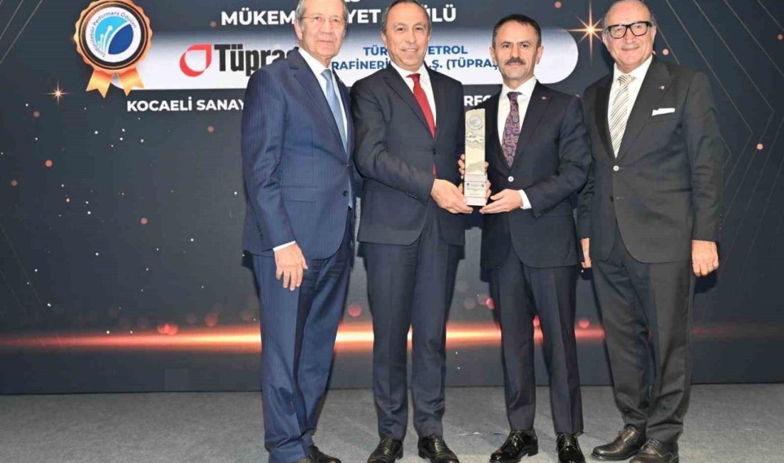 Türkiye’nin önde gelen sanayi kuruluşlarından Tüpraş, sürdürülebilirlik alanında yürüttüğü kapsamlı