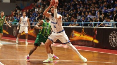 Türkiye Basketbol Ligi’nin 12. haftasında Kocaeli Büyükşehir Belediye Kağıtspor konuk