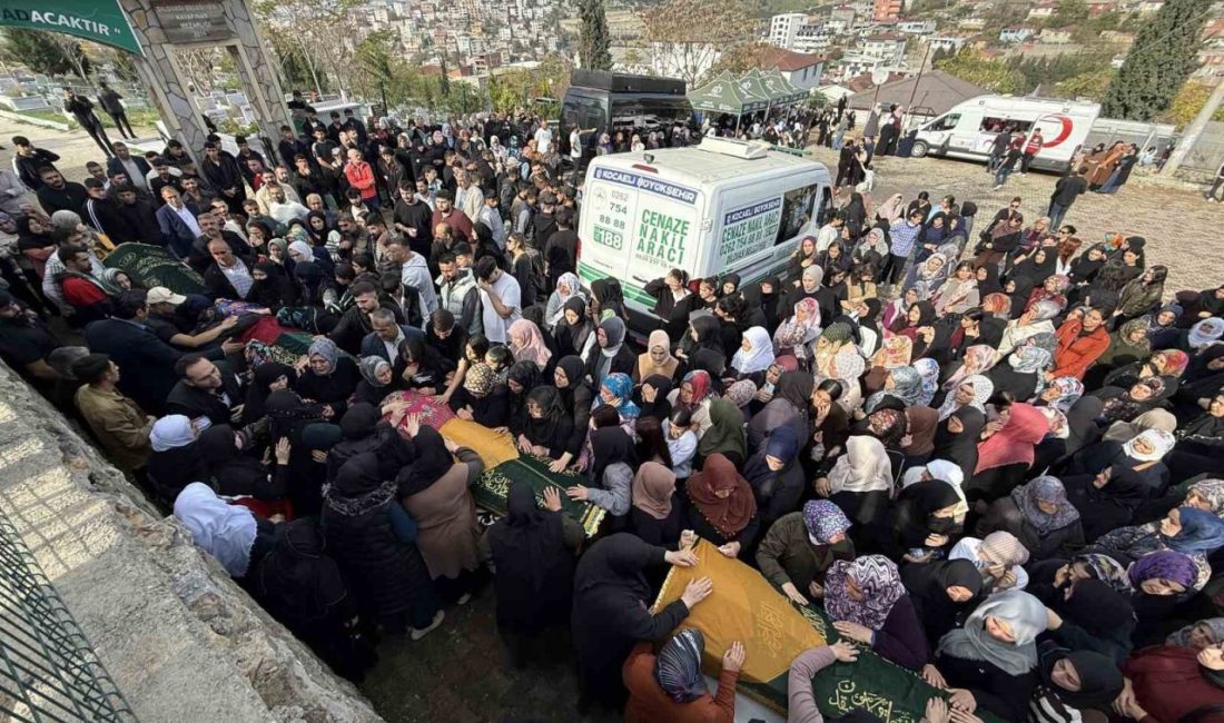 Yangında hayatını kaybedenlere son veda Kocaeli’nin Dilovası ilçesinde parfüm dolum tesisinde çıkan yangında hayatını kaybeden