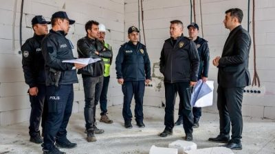 Bilecik İl Emniyet Müdürü Gökalp Şener, yapımı süren yeni İl