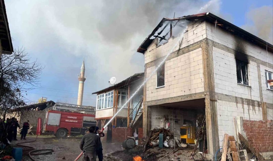Ahırdaki 6 büyük ve 40 küçükbaş hayvan yangında son anda kurtarıldı Bilecik’te altında ahır olan 2 katlı evde çıkan yangında 6