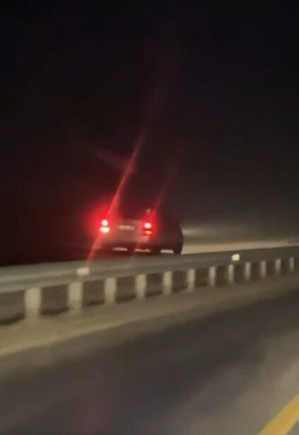 Kastamonu’da ters yönde aracıyla ilerleyen otomobil tehlike oluşturdu. Vatandaşlar o