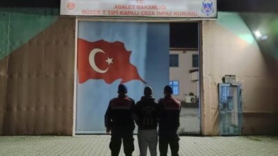 DÜZCE(İHA) – Düzce İl Jandarma Komutanlığına bağlı ekipler tarafından aranan
