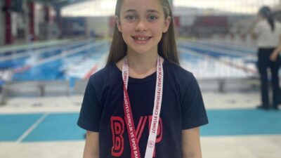 Bilecikli yüzücüler Eskişehir’de düzenlenen Türkiye Yüzme Federasyonu 7-9 yaş müsabakalarında