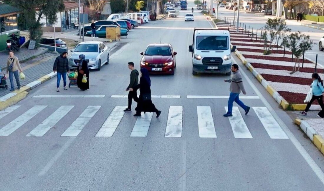 Bilecik’in Osmaneli ilçesinde yapılan drone destekli trafik denetiminde 13 araç