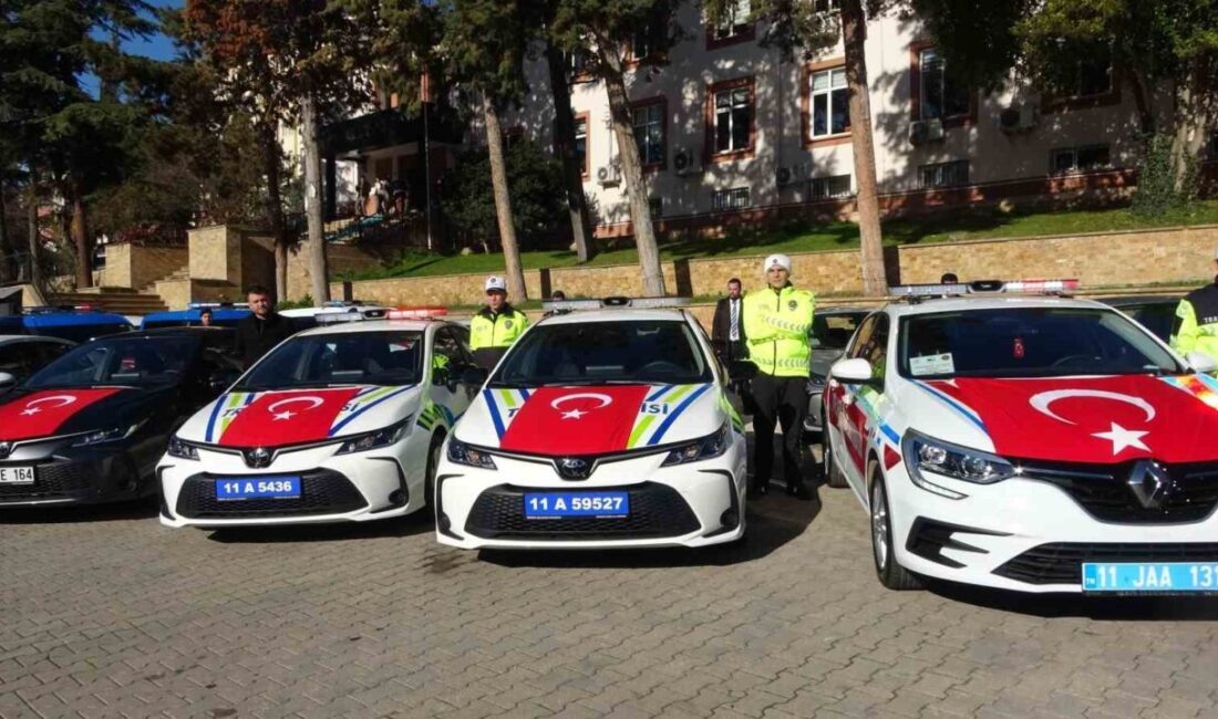 Bilecik’te emniyet ve jandarma teşkilatının araç filosuna bir kısmının hayırseverlerin