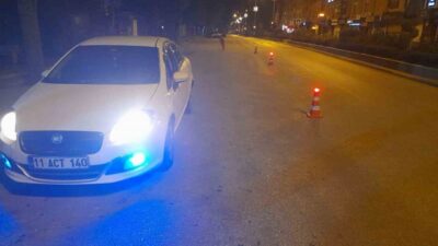 Bilecik’te trafik ekipleri tarafından modifiye araçlara yönelik denetim gerçekleştirilirken, 97