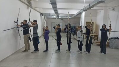 Bilecik’te Gençlik ve Spor Bakanlığı okulları bünyesinde okçuluk çalışmaları yoğun