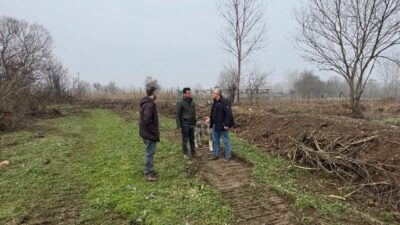 Bilecik’in Pazaryeri ilçesine bağlı Kınık Köyü’nde, taşkın riskine karşı dere