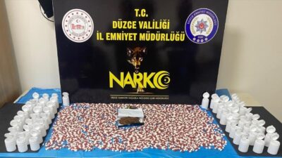 Düzce (İHA) – Düzce İl Emniyet Müdürlüğü Narkotik Suçlarla Mücadele
