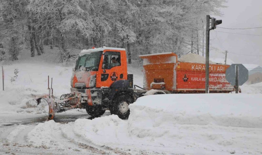 Bolu Dağı’nda yoğun kar yağışı başladı D-100 kara yolunun Bolu Dağı geçişinde 3 gündür aralıklarla etkili