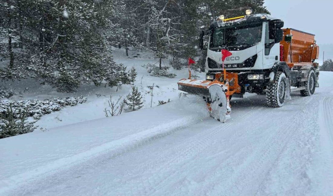 Bolu’da 486 köy yolundan 263’ü ulaşıma kapandı: “Zorunlu olmadıkça trafiğe çıkmayalım” Bolu’da etkili olan yoğun kar yağışı ve buzlanma nedeniyle 486