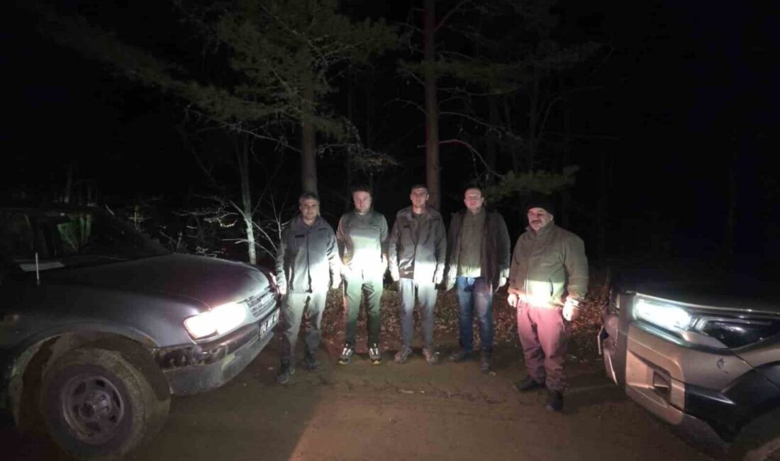 Bolu’da Doğa Koruma ve Milli Parklar (DKMP) Şube Müdürlüğü ekipleri,