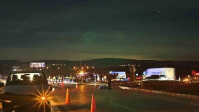 Bolu’nun Gerede ilçesinde D-100 karayolunda minibüsle motosikletin çarpışması neticesinde meydana