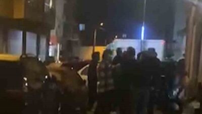 Bolu’da akşam saatlerinde iki grup arasında sözlü başlayan tartışmada yumruklar