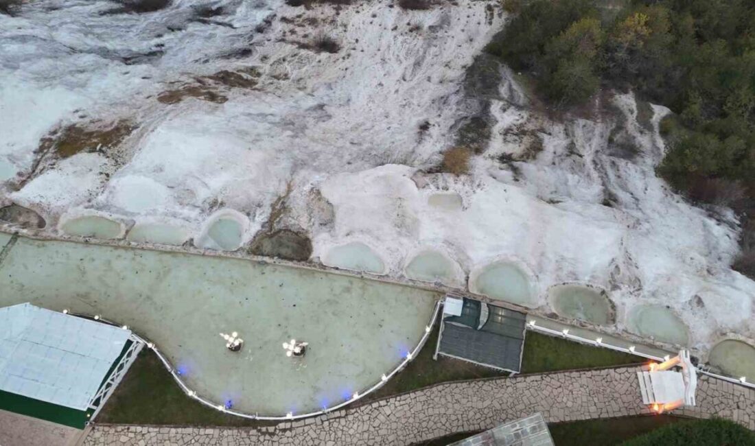 Bolu’da “Küçük Pamukkale” olarak bilinen ve doğal güzelliğiyle hayran bırakan