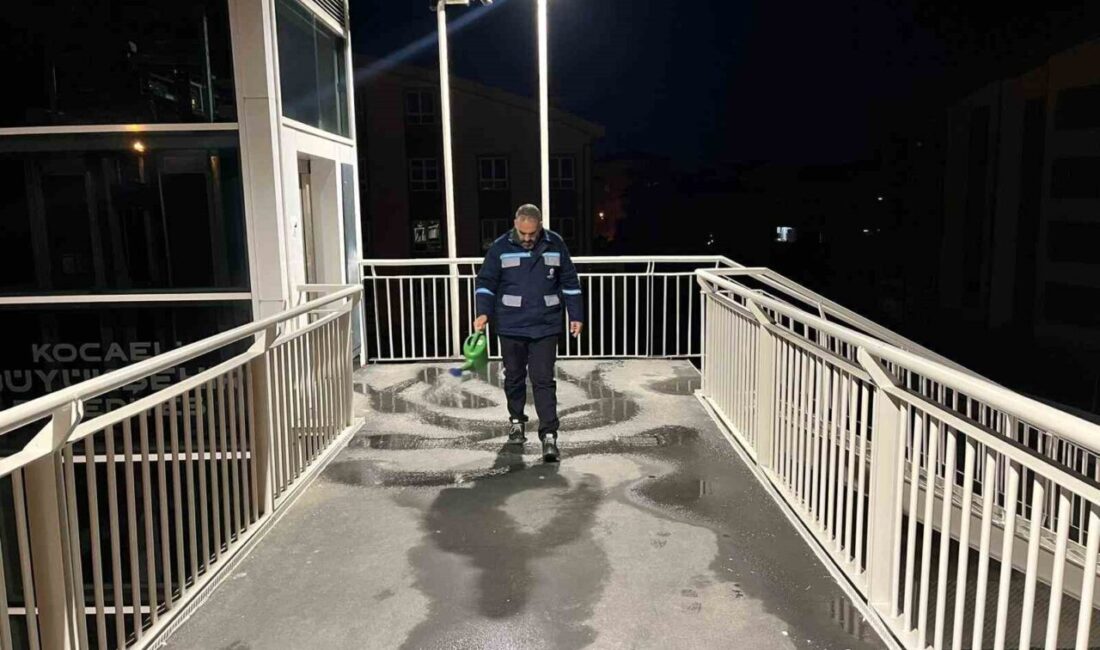 Kocaeli Büyükşehir Belediyesi, soğuk hava şartlarıyla birlikte oluşabilecek buzlanmaya karşı