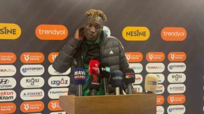 Kocaelisporlu Daniel Agyei, Ziraat Türkiye Kupası’nda Erzurumspor FK’yı 3-1 mağlup