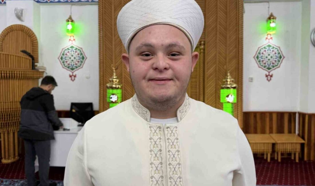 Down sendromlu Fırat’ın camideki vaazı ilgi gördü Düzce’nin Yığılca ilçesinde yaşayan down sendromlu Fırat Öztürk’ün, Dünya Engelliler