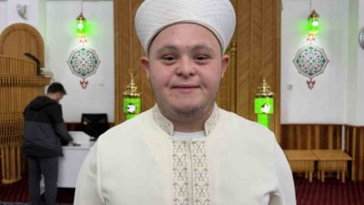 Düzce’nin Yığılca ilçesinde yaşayan down sendromlu Fırat Öztürk’ün, Dünya Engelliler