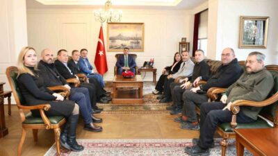 Düzce’deki yerel ve ulusal basın kuruluşlarında görev yapan gazetecilerin bir