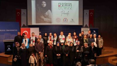 DÜZCE(İHA) – Filistin’de kadın olmak adlı panelde konuşan Cumhurbaşkanı Başdanışmanı