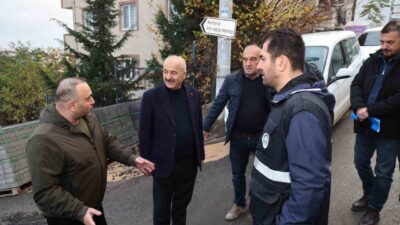 Gebze’de tamamlanan altyapı çalışmalarının ardından belediye ekipleri üstyapıda yoğun mesaiye