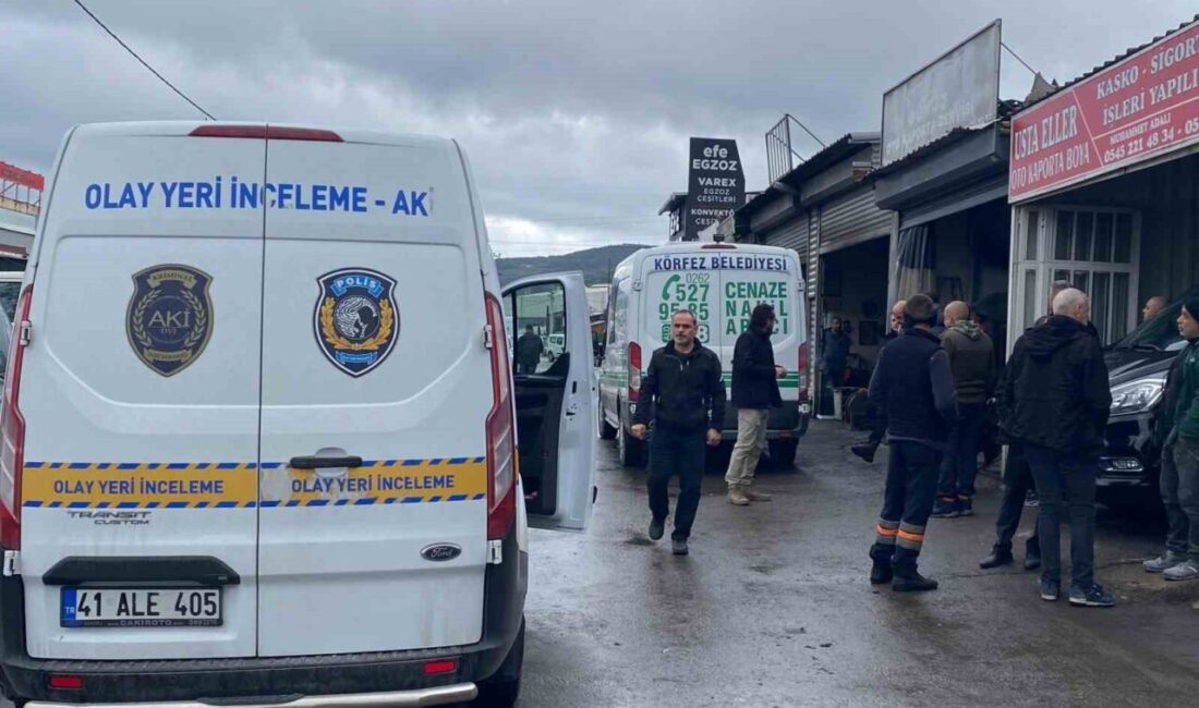 Kocaeli’nin Körfez ilçesinde soğukta kalmaması için arkadaşı tarafından sanayi sitesindeki