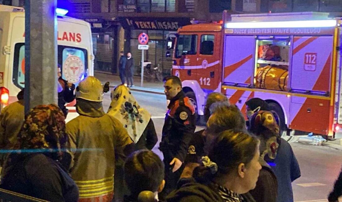 Düzce’de Asar Deresi üzerinde bulunan köprüye çıkan kadın için polis