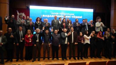 GOSB Teknopark tarafından düzenlenen ödül töreninde, Ar-Ge, inovasyon ve ihracat