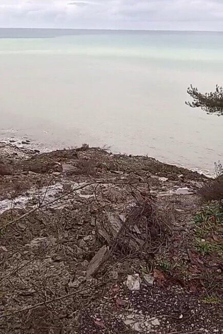 Kastamonu’da yağış sonrası meydana gelen heyelan sebebiyle İnebolu-Doğanyurt-Cide kara yolu