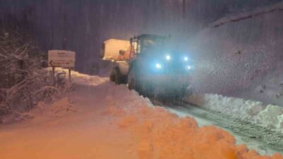Kastamonu’da kar yağışı sebebiyle yolu kapanan köy sayısı İl Özel
