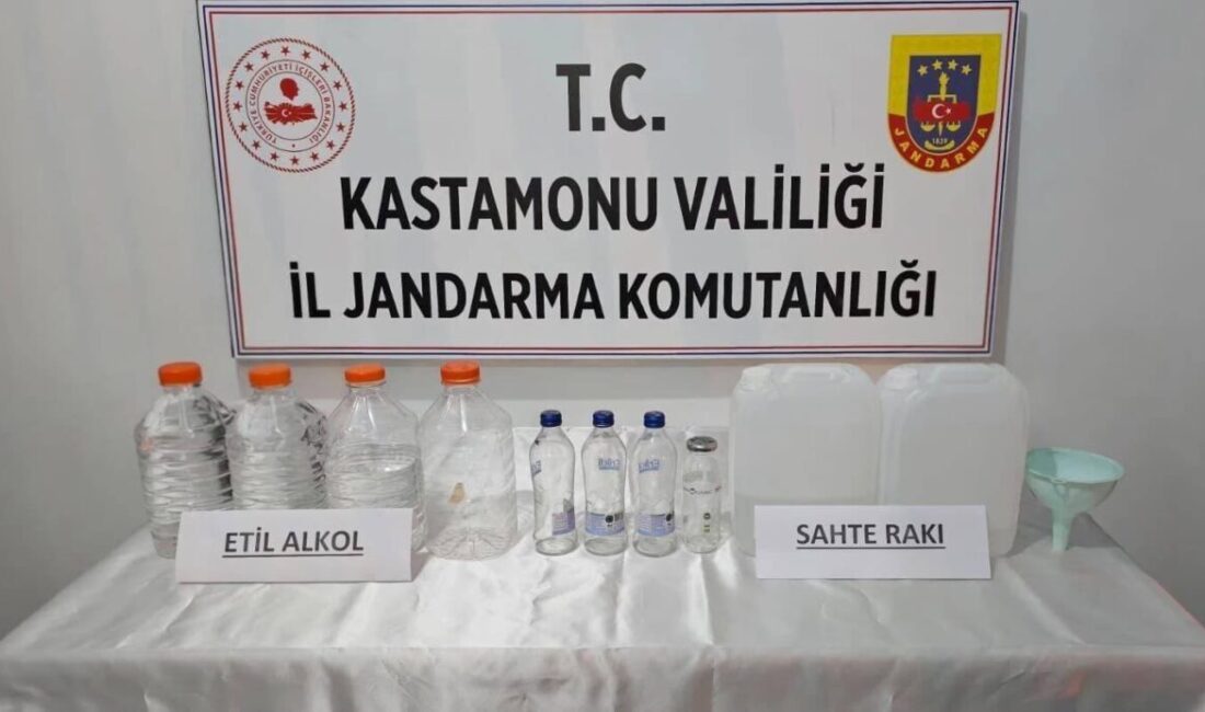 Kastamonu’da yılbaşı öncesi kaçak alkol operasyonu Kastamonu’da jandarma ekipleri tarafından yılbaşı öncesi 30 litre etil alkol,