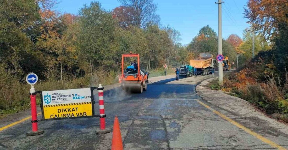 Kocaeli’de kış turizminin önemli merkezlerinden Kartepe’ye ulaşımın sağlandığı güzergahta, sezon