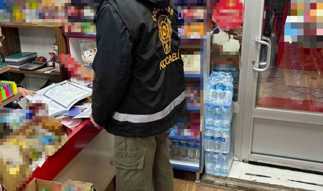 Kocaeli’de son bir hafta içerisinde okul çevrelerinde gerçekleştirilen denetimlerde 5