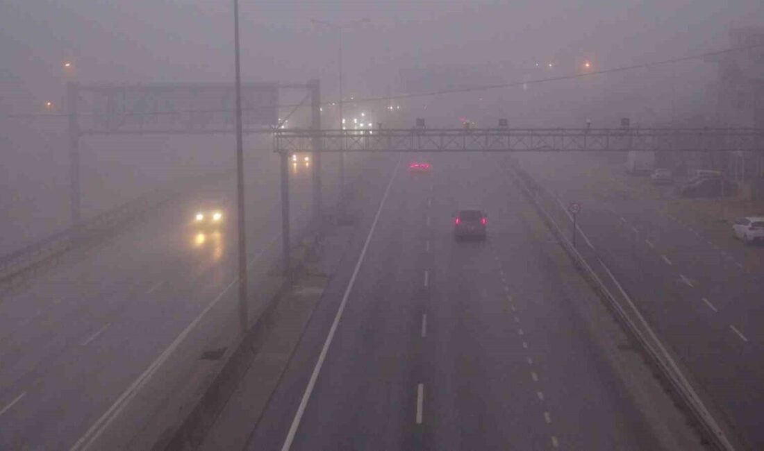 Kocaeli’de yoğun sis trafiği olumsuz etkiledi: Görüş mesafesi 75 metreye düştü Kocaeli’de sabahın erken saatlerinden itibaren etkisini artıran yoğun sis, kent