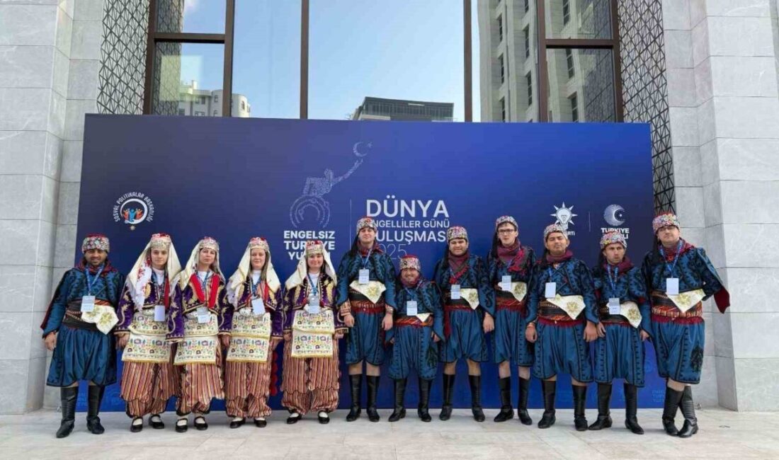 Kocaeli Büyükşehir Belediyesi bünyesindeki Gonca Engelsiz Yaşam Merkezi öğrencilerinden oluşan