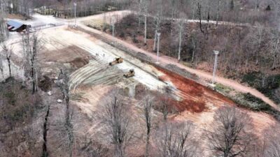 Kartepe’de bulunan Kuzuyayla Tabiat Parkı’ndaki kızak pistine, vatandaşların ulaşımını kolaylaştırmak