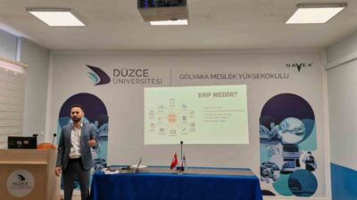 DÜZCE(İHA) – İş analisti Abdullah Öztürk ERP’nin sabit bir sistem