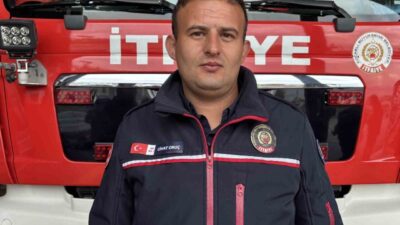 Kocaeli’nin Başiskele ilçesinde 5 katlı apartmanda çıkan yangında, mahsur kalan