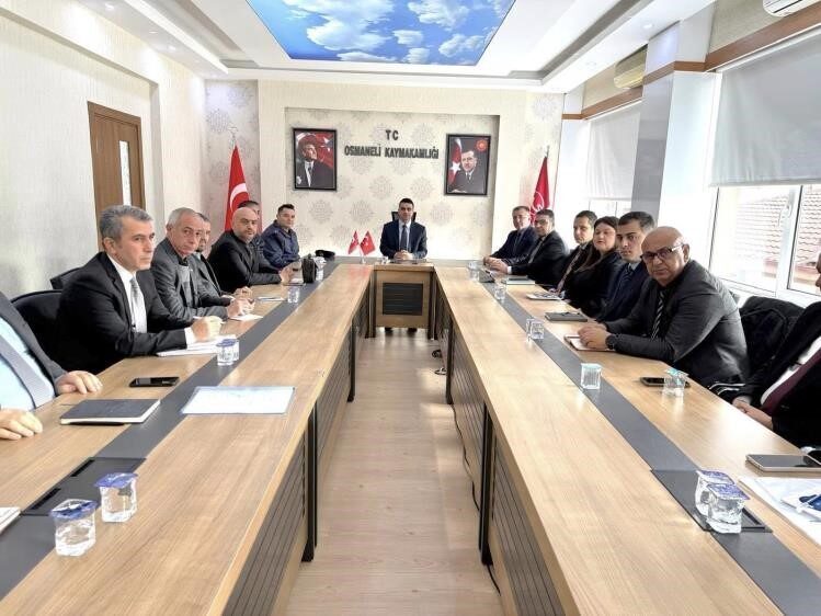 Bilecik’in Osmaneli ilçesinde Osmaneli Kaymakamlığı koordinesinde İlçe İdare Şube Başkanları